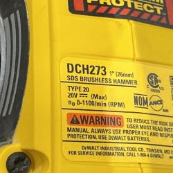 AS-IS DEWALT 20V MAX XR Cordless Brushless 1 in. SDS Plus L-Shape Rotary Hammer (Tool Only)