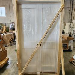 Phoenix Location 2 NEW RESO 60 in. x 80 in. Bi-Parting Solid Core White Primed Composite Double Prehung French Door