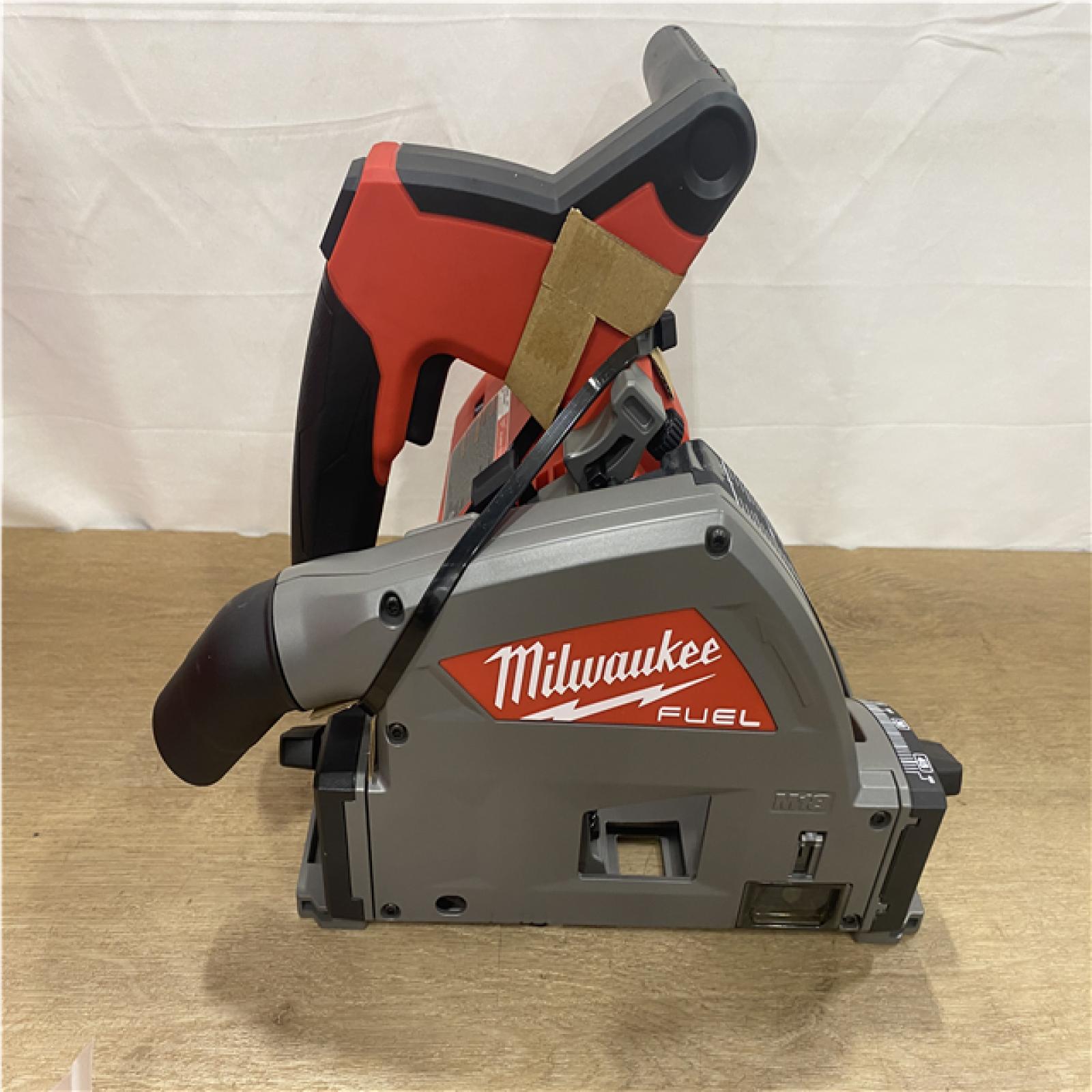 AS-IS Milwaukee FUEL 18V Lithium-Ion Cordless Brushless 6-1/2 in. Plunge Cut Track Saw (Tool-Only)