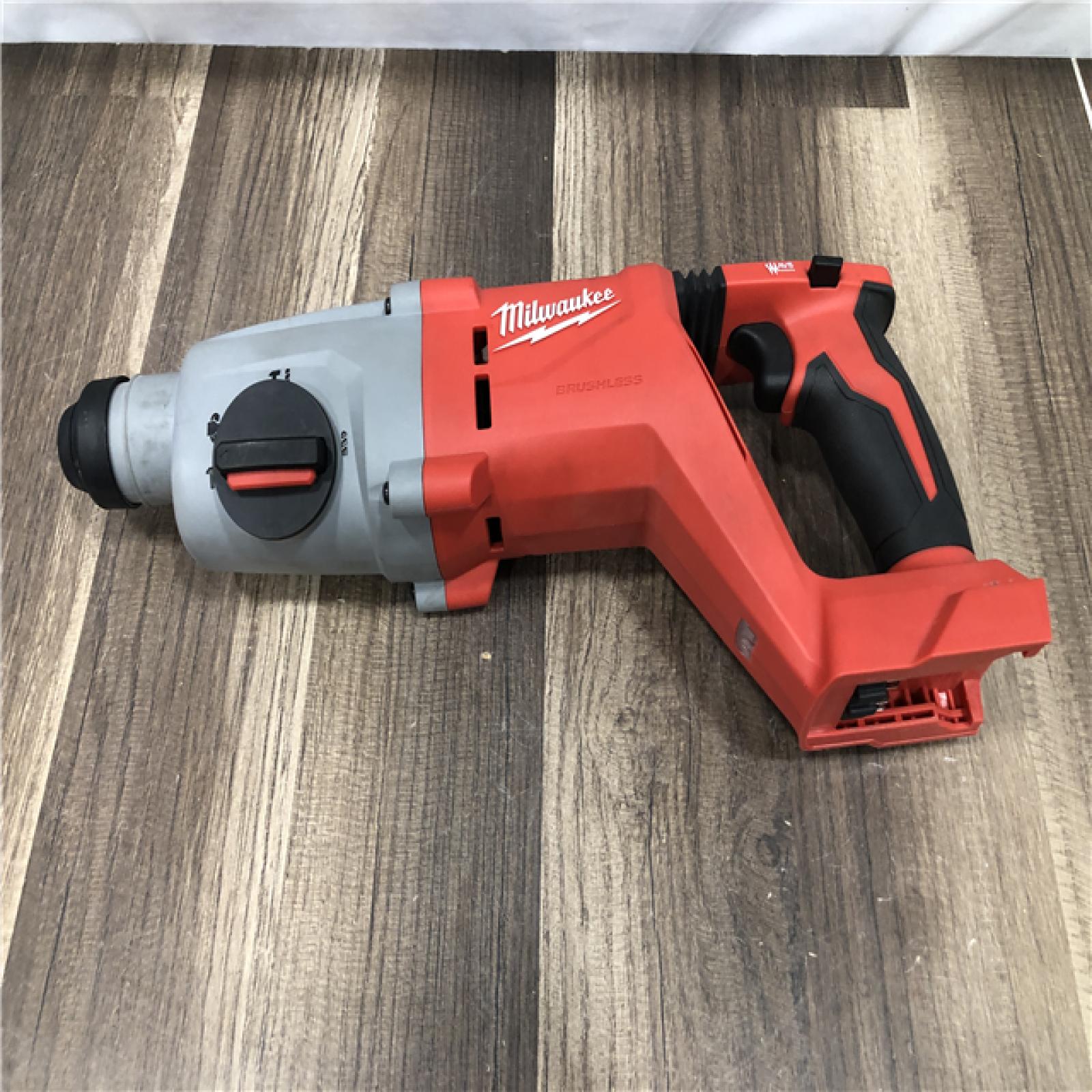 AS-IS Milwaukee 18V Lithium-Ion Brushless Cordless 1 in. SDS-Plus D-Handle Rotary Hammer (Tool-Only)