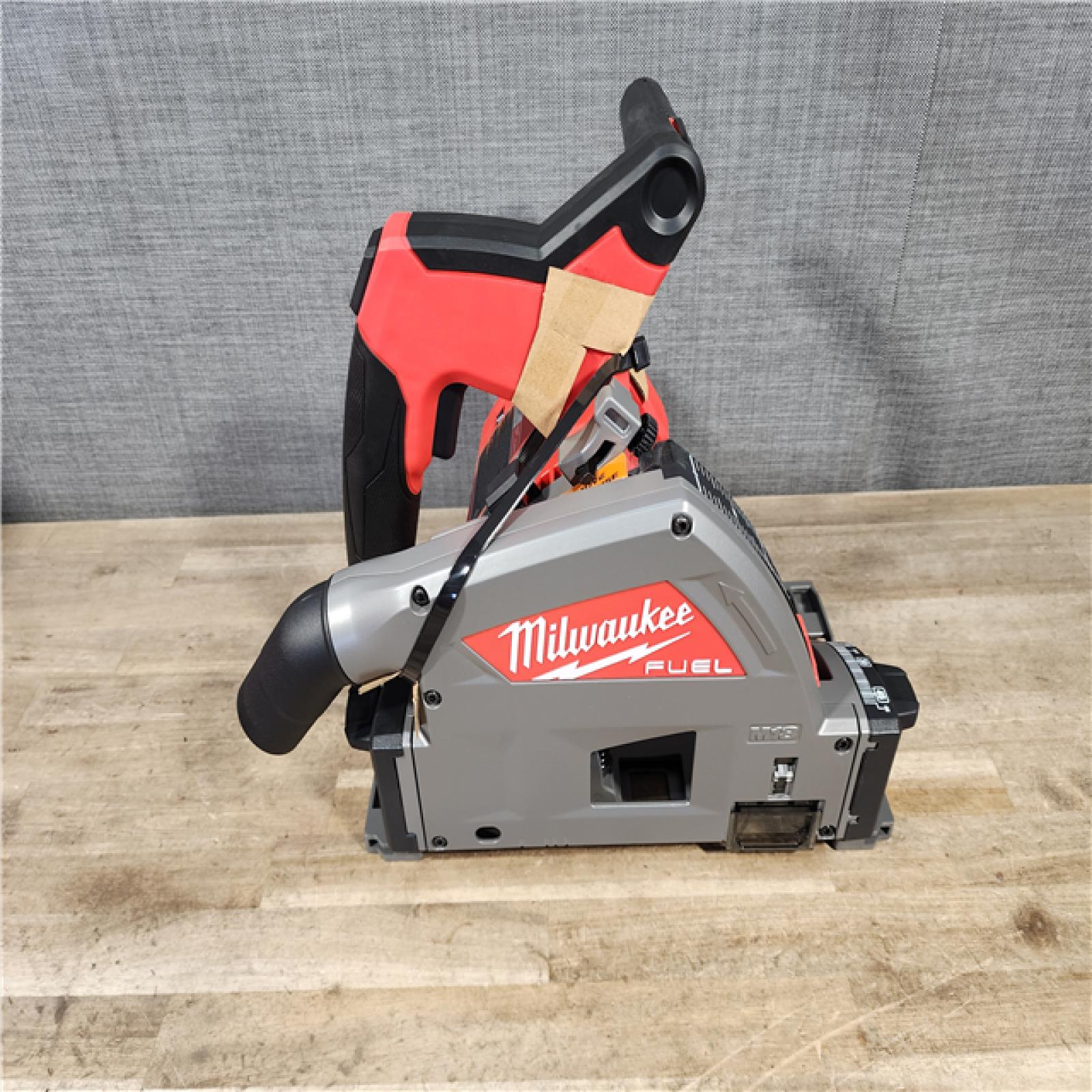 HOUSTON LOCATION - AS-IS (APPEARS LIKE NEW) Milwaukee FUEL 18V Lithium-Ion Cordless Brushless 6-1/2 in. Plunge Cut Track Saw (Tool-Only)