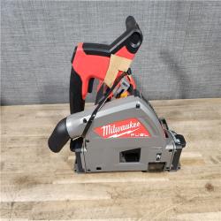 HOUSTON LOCATION - AS-IS (APPEARS LIKE NEW) Milwaukee FUEL 18V Lithium-Ion Cordless Brushless 6-1/2 in. Plunge Cut Track Saw (Tool-Only)