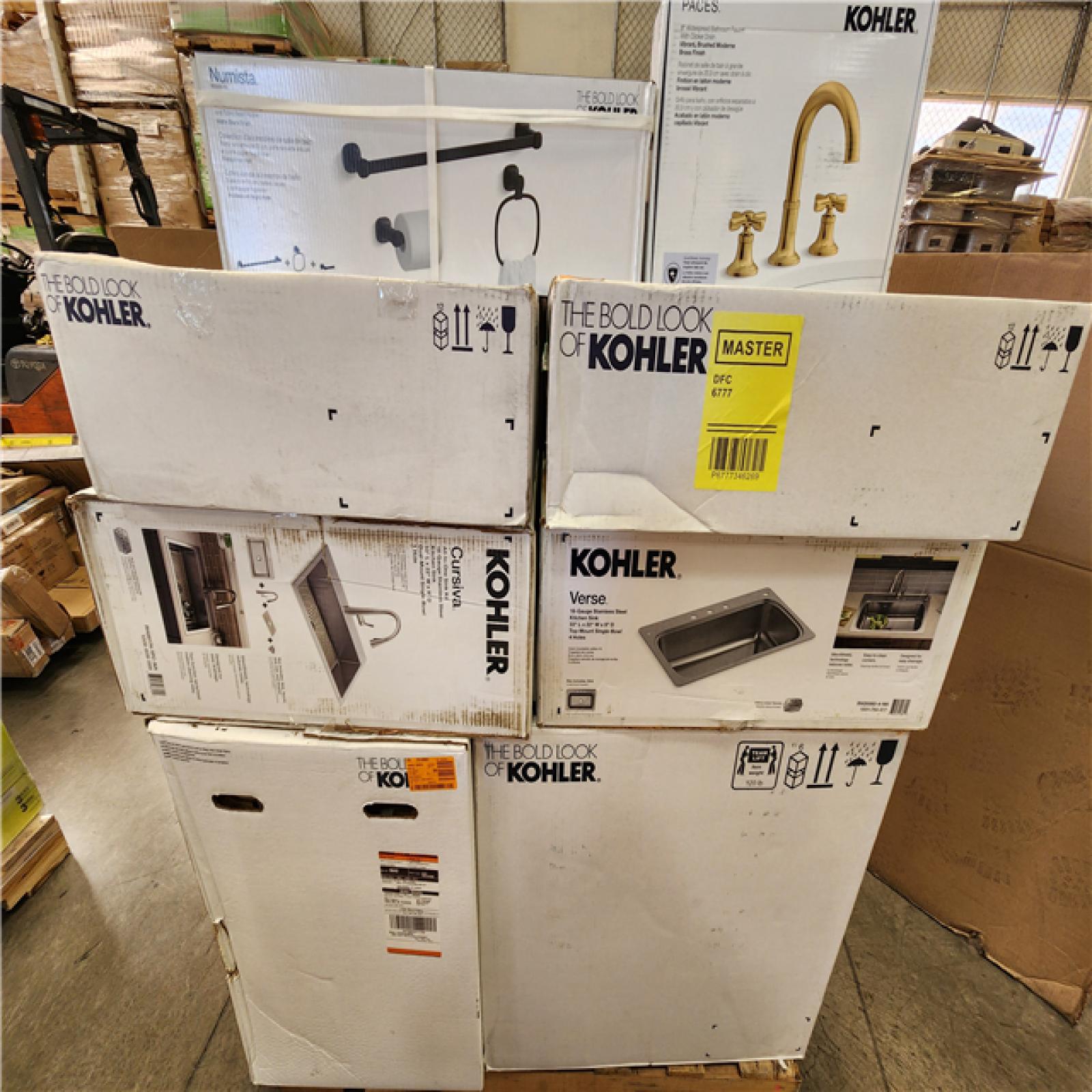 Phoenix AS-IS Pallet of Assorted Kohler Goods