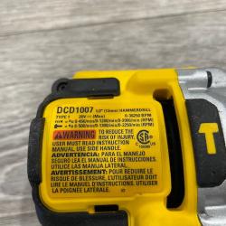 AS-IS DEWALT 20V MAX Brushless Cordless 1/2 3-Speed Hammer Drill (Tool-Only)