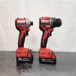 AS-IS- Milwaukee M18 Compact Brushless 2-Tool Combo Kit