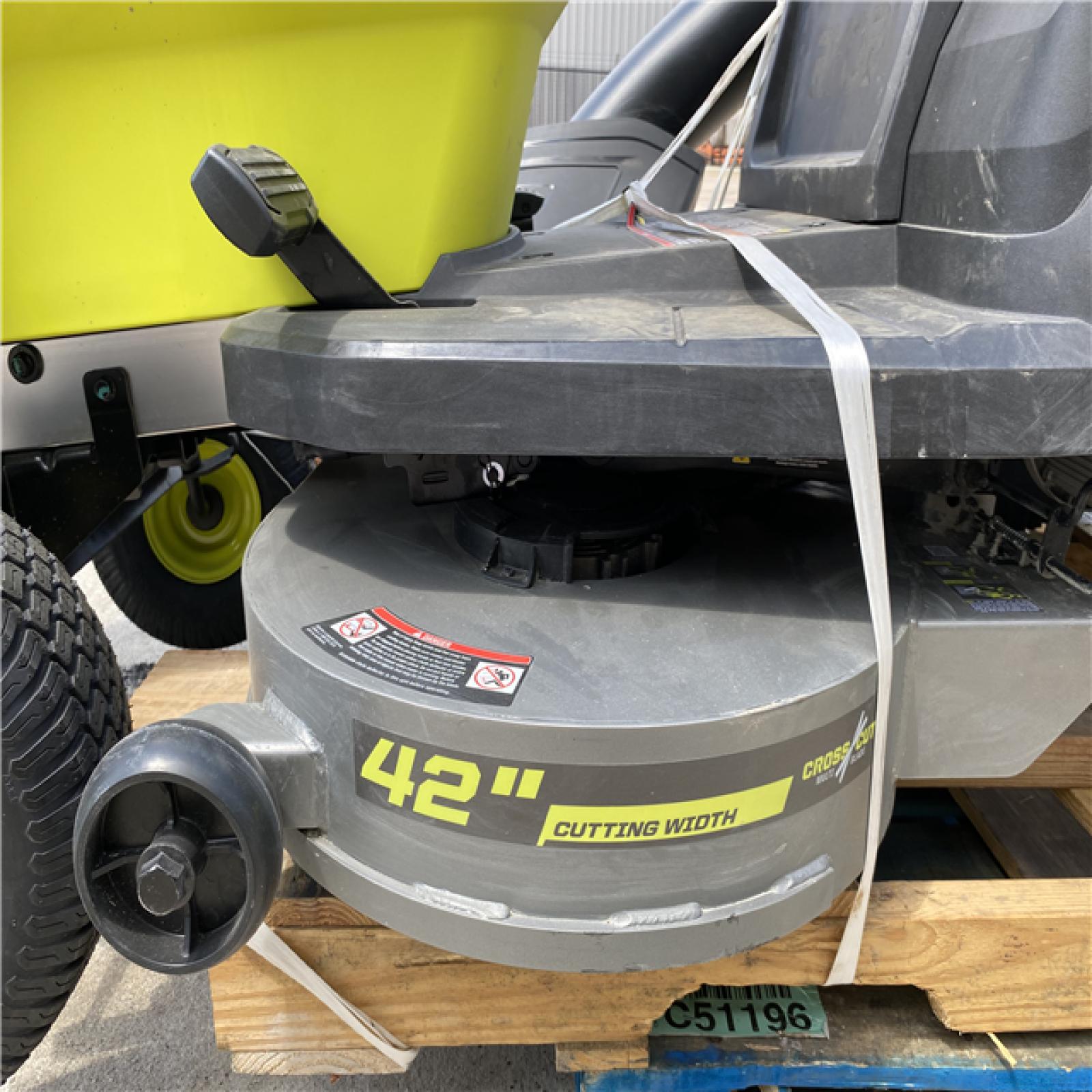 Houston Location - AS-IS Ryobi 80V HP Brushless 42in. Riding Lawn Tractor