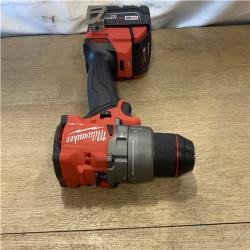 AS-IS Milwaukee FUEL 18V Lithium-Ion Brushless Cordless Hammer Drill and Impact Driver Combo Kit