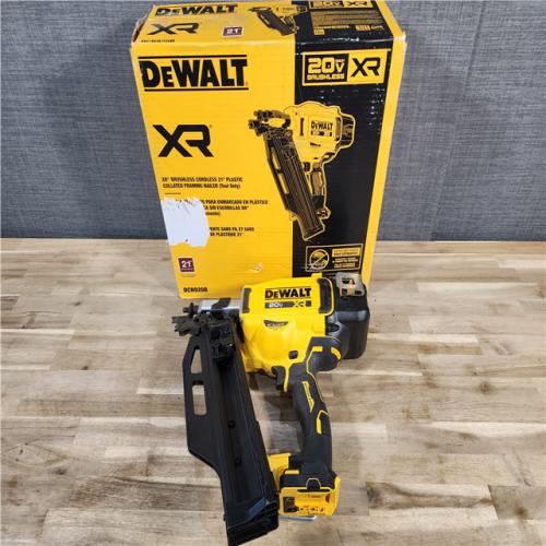 HOUSTON LOCATION - AS-IS DEWALT 20-Volt 21° Cordless Framing Nailer (Tool-Only)