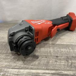AS-IS Milwaukee FUEL 18V Lithium-Ion Brushless Cordless 4-1/2 in./5 in. Grinder with Variable Speed & Paddle Switch (Tool-Only)
