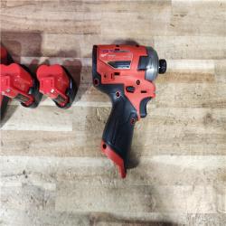 HOUSTON LOCATION - AS - IS Milwaukee FUEL SURGE 12V Lithium-Ion Brushless Cordless 1/4 in. Hex Impact Driver Compact Kit