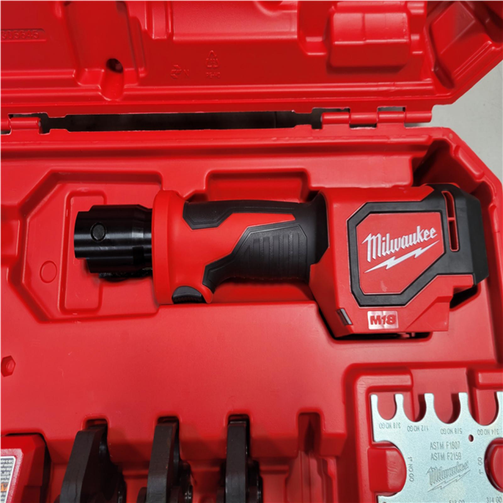 CALIFORNIA AS-IS MILWAUKEE M18 SHORT THROW PRESS TOOL