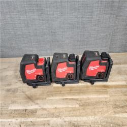 HOUSTON LOCATION - AS-IS MILWAUKEE 3 LASER TOOL COMBO