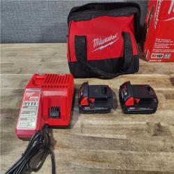 HOUSTON LOCATION - AS-IS Milwaukee 18V Cordless Brushed 2 Tool Drill/Driver and Impact Driver Kit