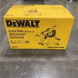 As-Is- DeWalt 15 Amps 12 in. Corded Dual-Bevel Sliding Compound Miter Saw
