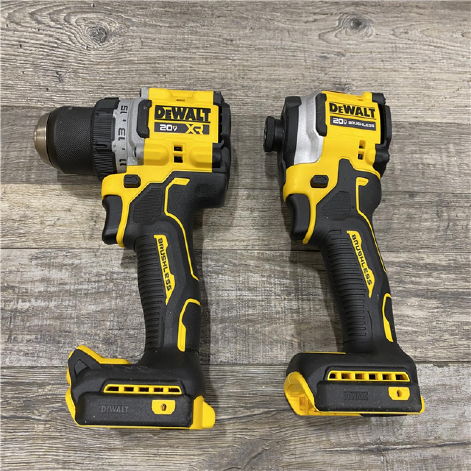AS-IS DEWALT 20V MAX XR Cordless Drill/Driver  ATOMIC Impact Driver 2 Tool Combo Kit
