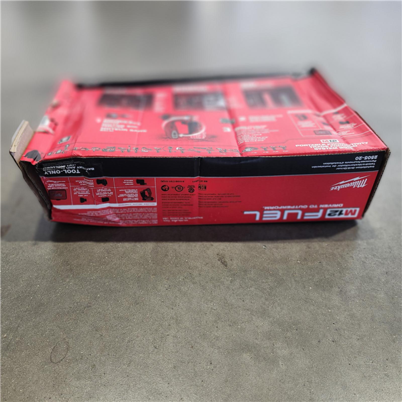 NEW! - Milwaukee M12 FUEL 12V Lithium-Ion Brushless Cordless 4-in-1 Installation 3/8 in. Drill Driver with 4 Tool Head (Tool-Only)