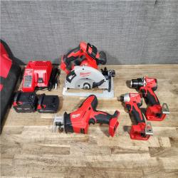 HOUSTON LOCATION - AS-IS Milwaukee M18 4-Tool Combo Kit