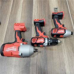 AS-IS Milwaukee M18 18-Volt Lithium-Ion Cordless Combo Kit 6-Tool with 2-Batteries, Charger and Tool Bag