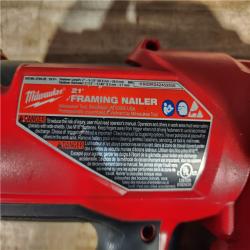 HOUSTON LOCATION - AS - IS Milwaukee FUEL 3-1/2 in. 18-Volt 21-Degree Lithium-Ion Brushless Cordless Framing Nailer (Tool-Only)
