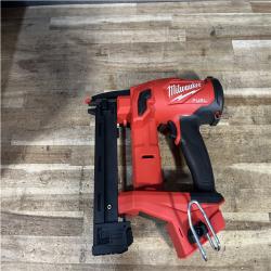 Houston Location AS-IS Milwaukee FUEL 18-Volt Lithium-Ion Brushless Cordless 18-Gauge 1/4 in. Narrow Crown Stapler (Tool-Only)