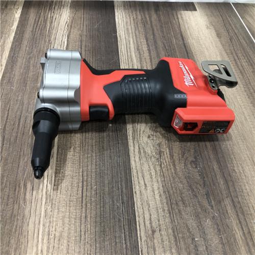 AS-IS Milwaukee M12 12-Volt Lithium-Ion Cordless Rivet Tool (Tool-Only)