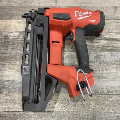 AS-IS Milwaukee FUEL 18-Volt Lithium-Ion Brushless Cordless Gen ll 16-Gauge Straight Finish Nailer (Tool Only)