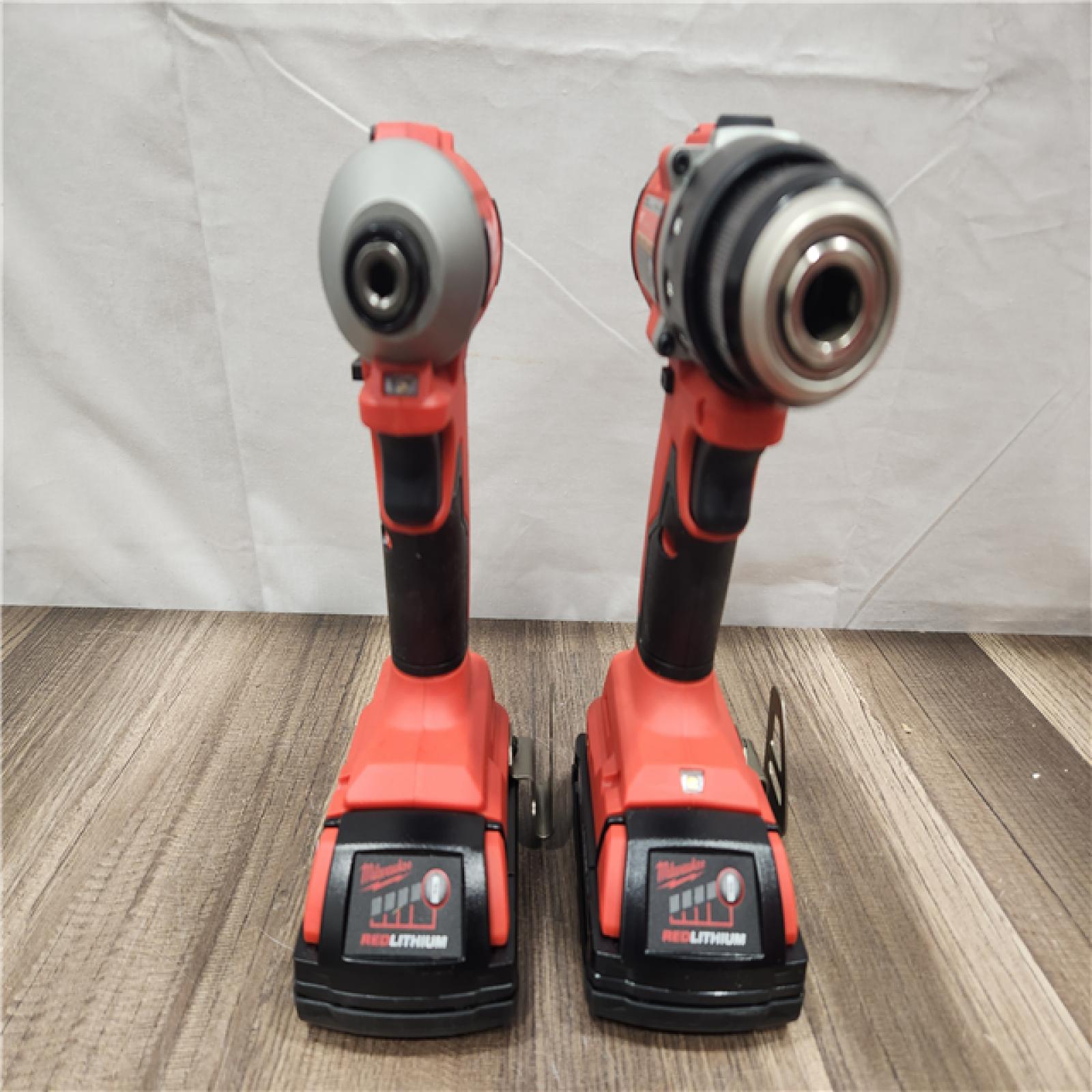 AS-IS- Milwaukee M18 Compact Brushless 2-Tool Combo Kit