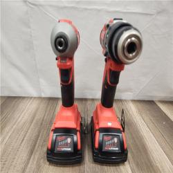 AS-IS- Milwaukee M18 Compact Brushless 2-Tool Combo Kit