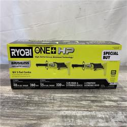 NEW - RYOBI ONE+ HP 18V Brushless Cordless 1/4 in. and 3/8 in. Extended Reach Ratchets (Tools Only)