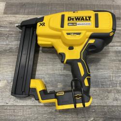 AS-IS DEWALT 20V MAX XR Lithium-Ion Cordless 18-Gauge Narrow Crown Stapler Kit