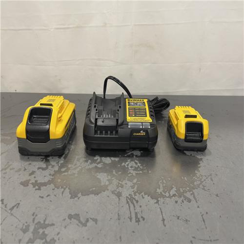 AS-IS- Dewalt 20V MAX POWERSTACK Lithium-Ion Batteries and Charger Starter Kit (1.7 Ah/5 Ah) -