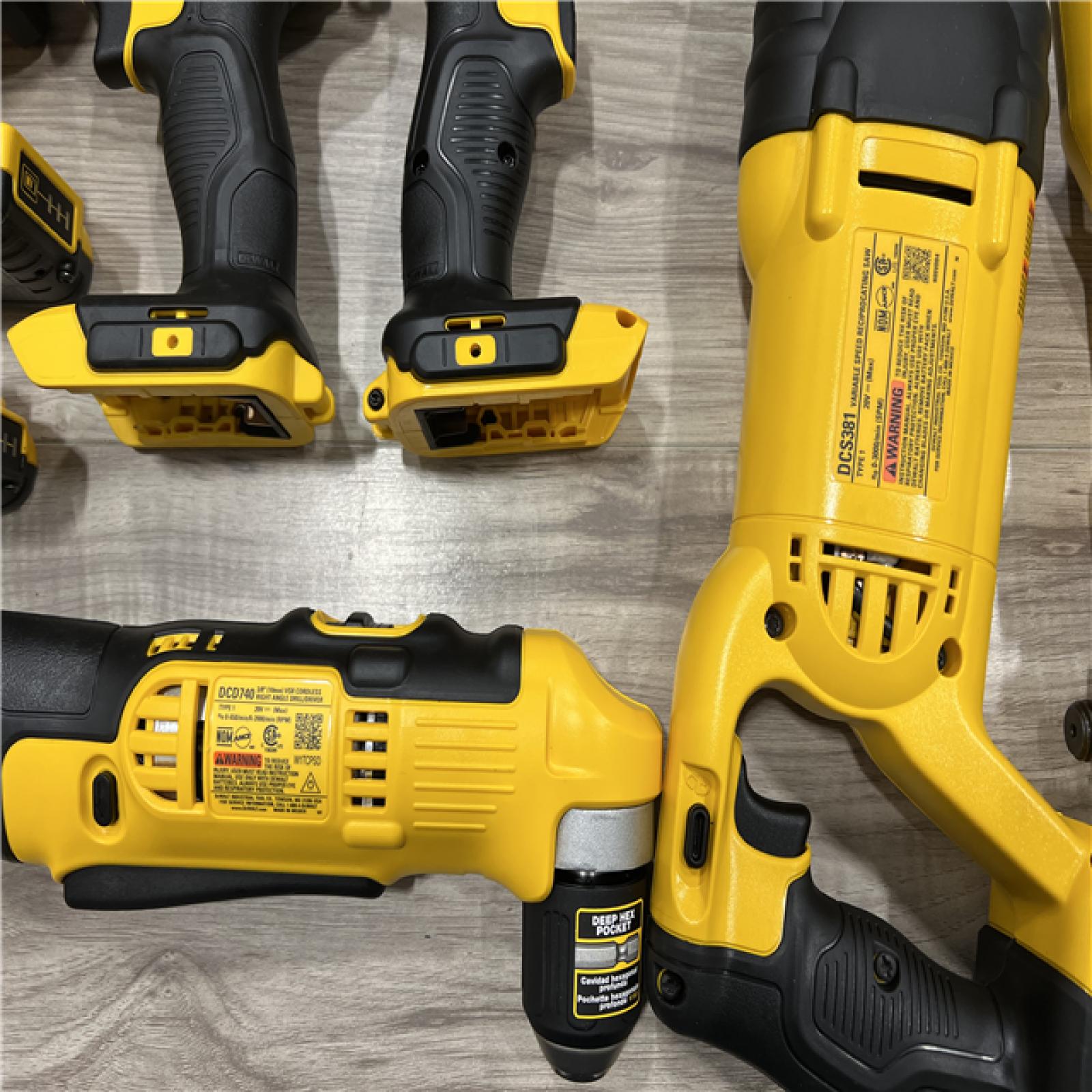 AS-IS DEWALT 20V MAX Cordless 9 Tool Combo Kit