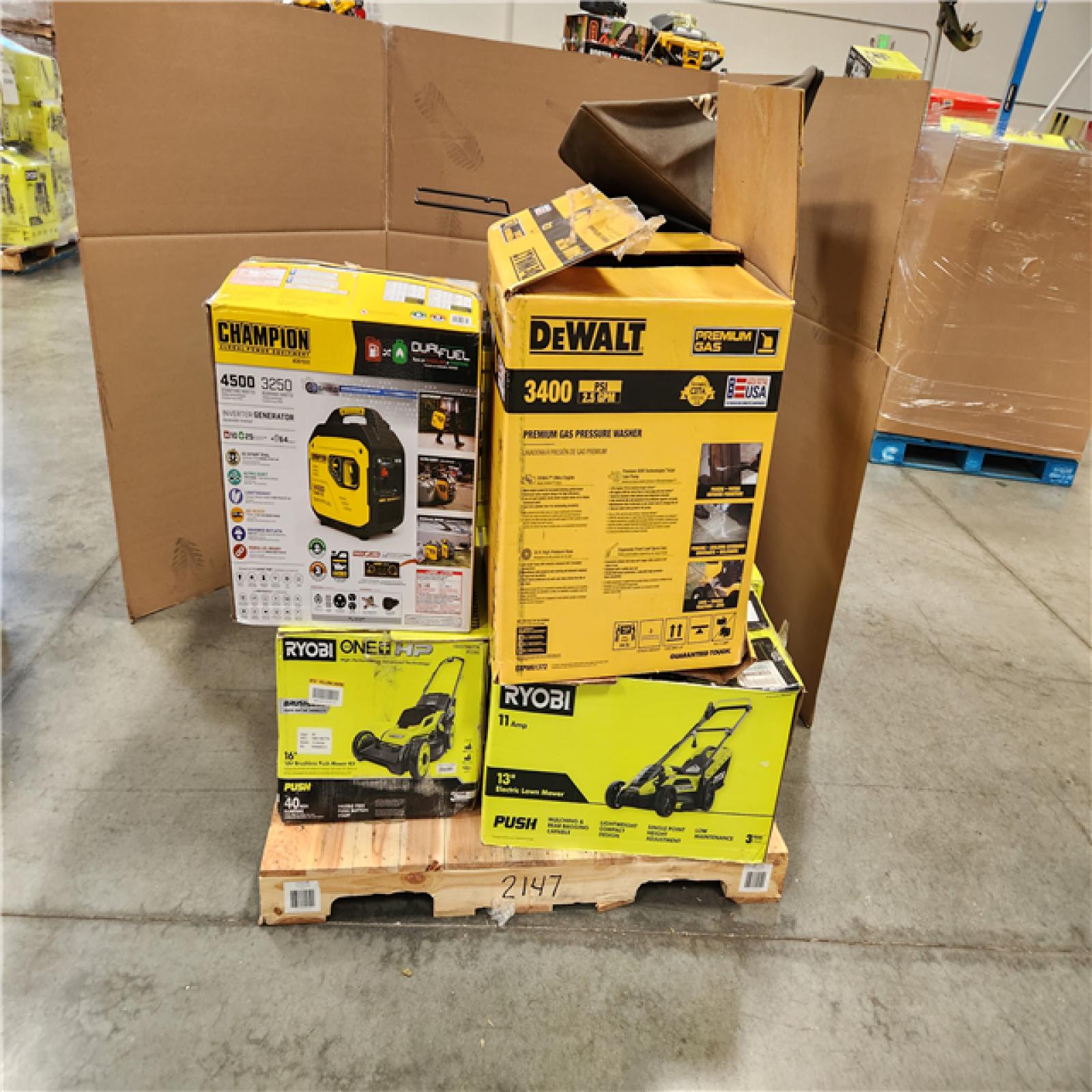 CALIFORNIA AS-IS OUTDOOR POWER EQUIPMENT