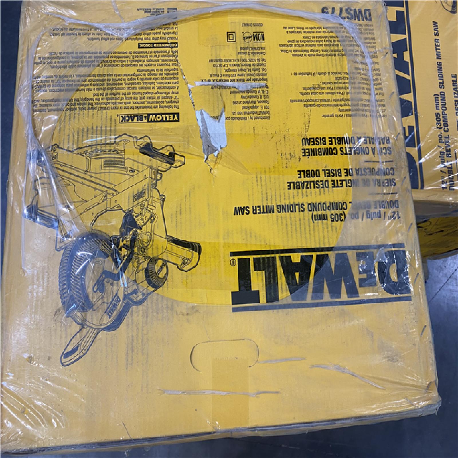 NEW- DeWalt 15 Amps 12 in. Corded Dual-Bevel Sliding Compound Miter Saw