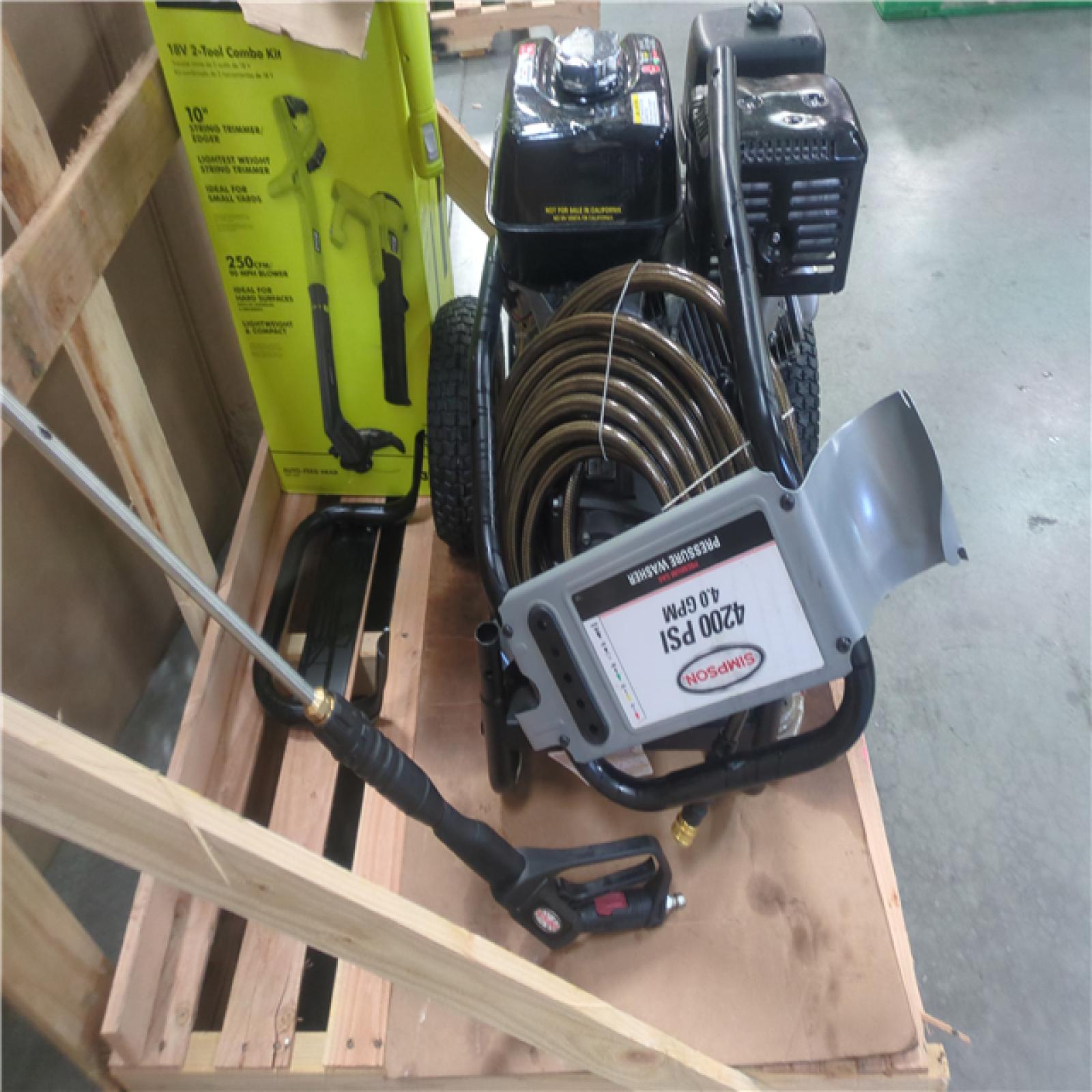 CALIFORNIA AS-IS OUTDOOR POWER EQUIPMENT