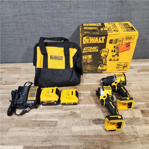 HOUSTON LOCATION - AS-IS DEWALT ATOMIC 20V MAX Lithium-Ion Cordless 2-Tool Combo Kit