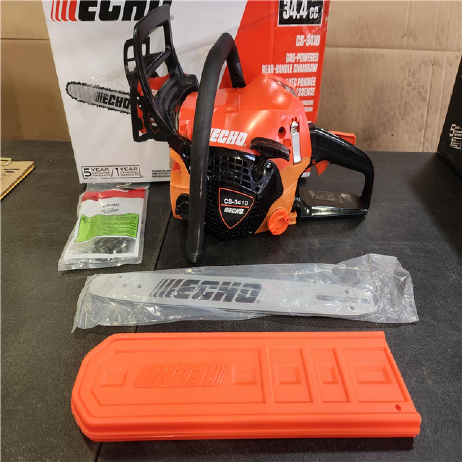Phoenix NEW ECHO 14 in. 34.4 cc Gas 2-Stroke Rear Handle Chainsaw with Automatic Chain Oiler
