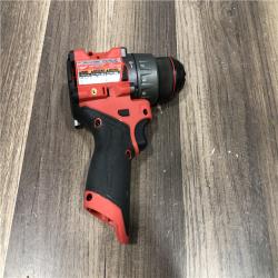 AS-IS Milwaukee  FUEL 12V Lithium-Ion Brushless Cordless 1/2 in. Hammer Drill (Tool-Only)