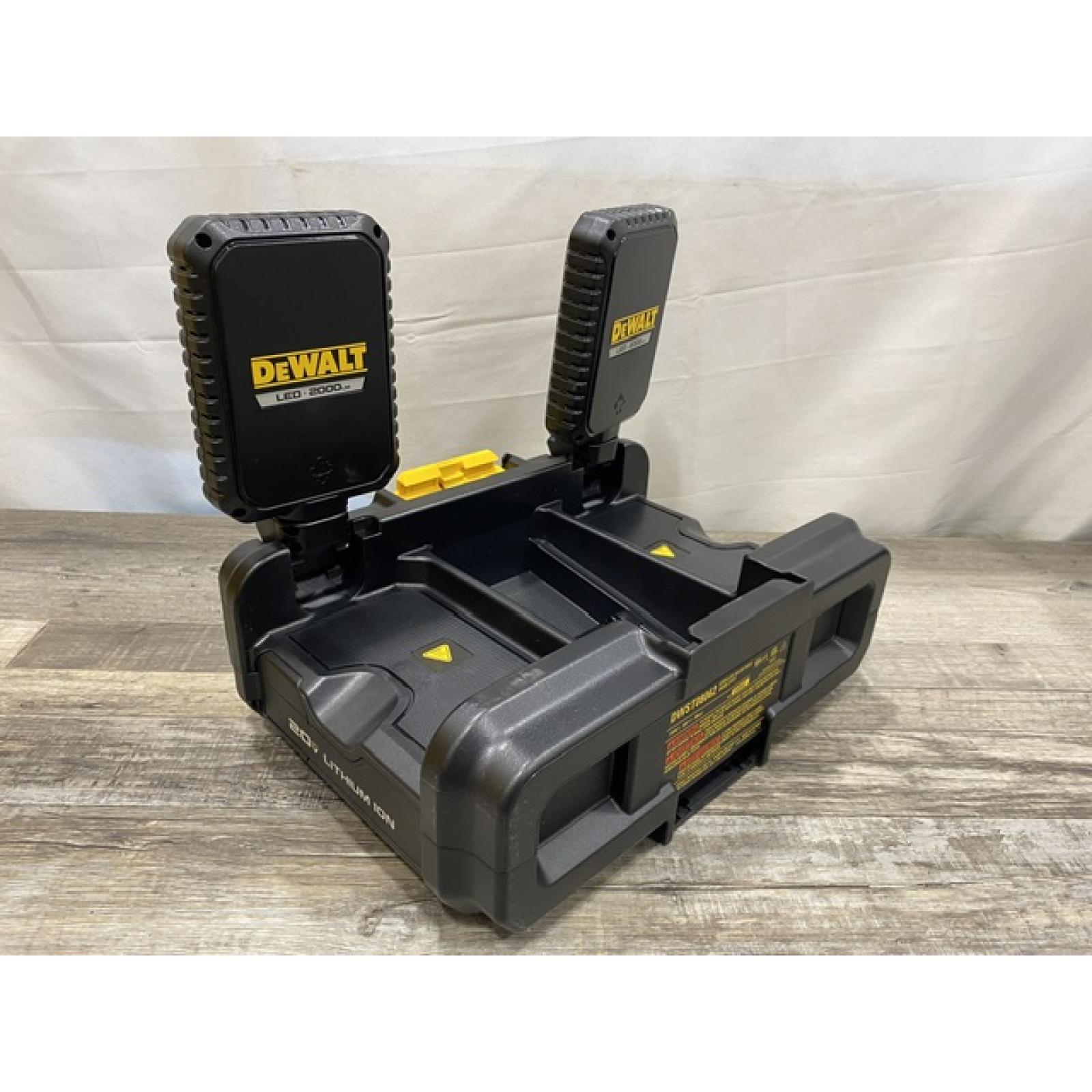AS-IS DEWALT Tough System 2.0 Flex Volt 20V/60V Cordless LED Adjustable Work Light
