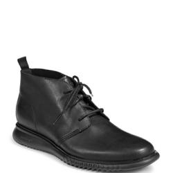 Cole Haan Mens Zerogrand Chukka Boots - Black Leather - SZ 12