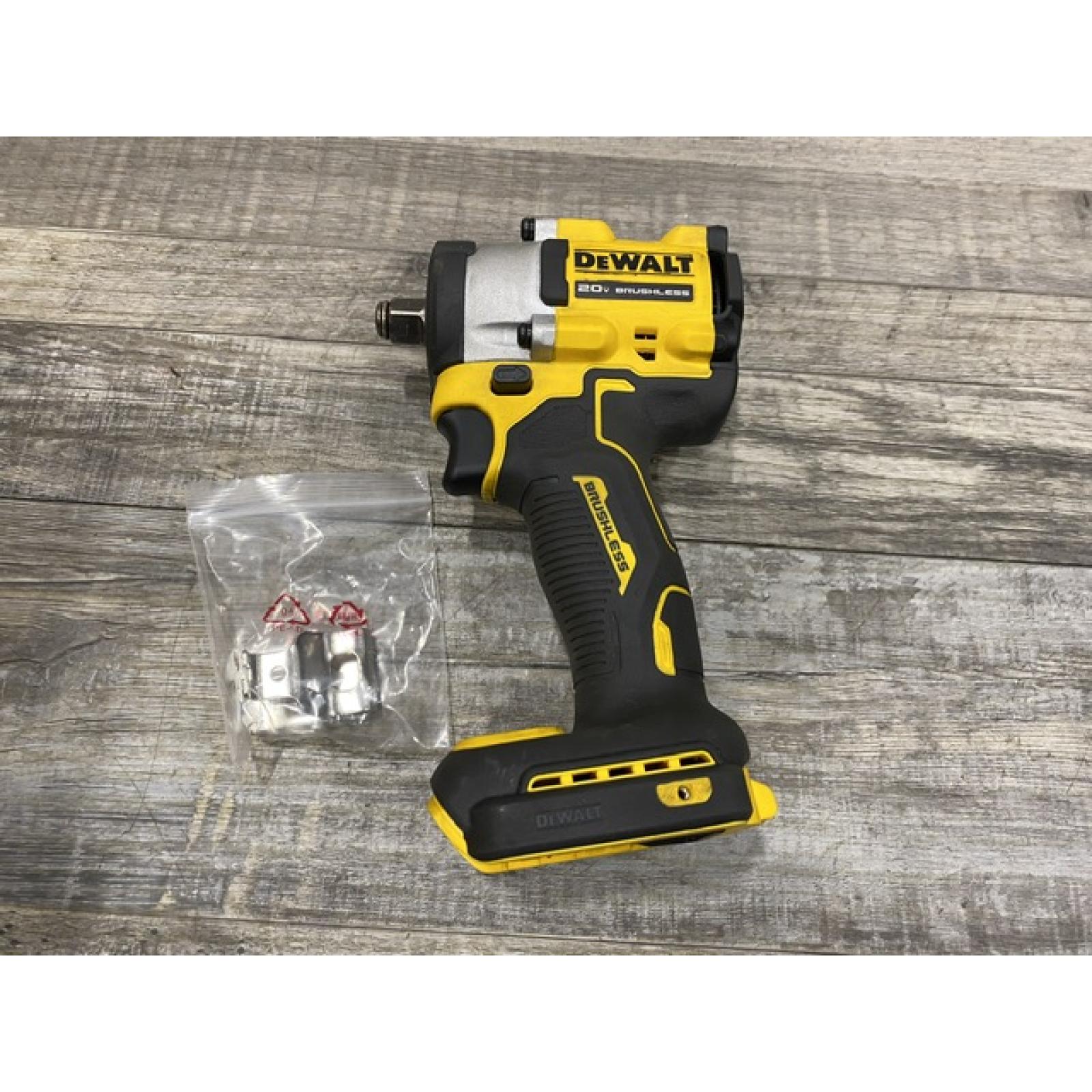 AS-IS DEWALT ATOMIC 20V MAX Cordless Brushless 1/2 in. Variable Speed Impact Wrench (Tool Only)