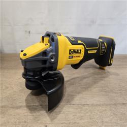 AS-IS DeWalt 20V MAX Cordless 4.5 - 5 in. Paddle Switch Angle Grinder (Tool Only)