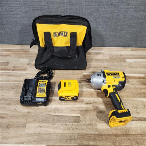 HOUSTON LOCATION - AS - IS DEWALT 20V MAX Cordless 1/2 in. Impact Wrench W/ BATTERY & CHARGER