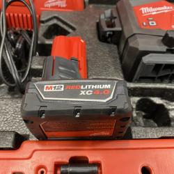 AS-IS Milwaukee 12-Volt Lithium-Ion Cordless Green 250 ft. 3-Plane Laser Level Kit