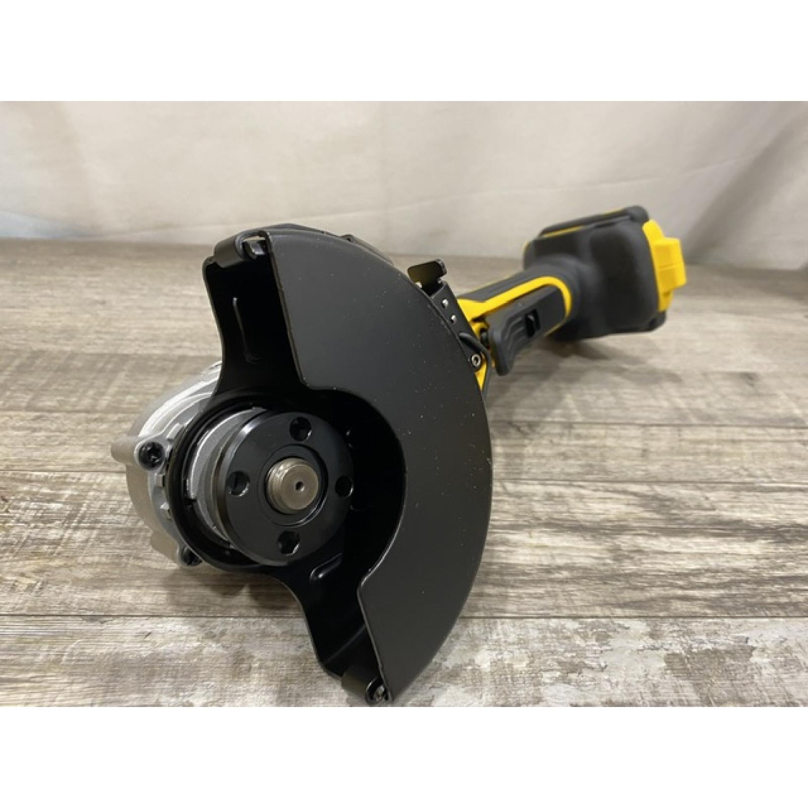 AS-IS DEWALT 20V MAX Cordless Brushless 4-1/2 in. Angle Grinder with Paddle Switch (Tool Only)