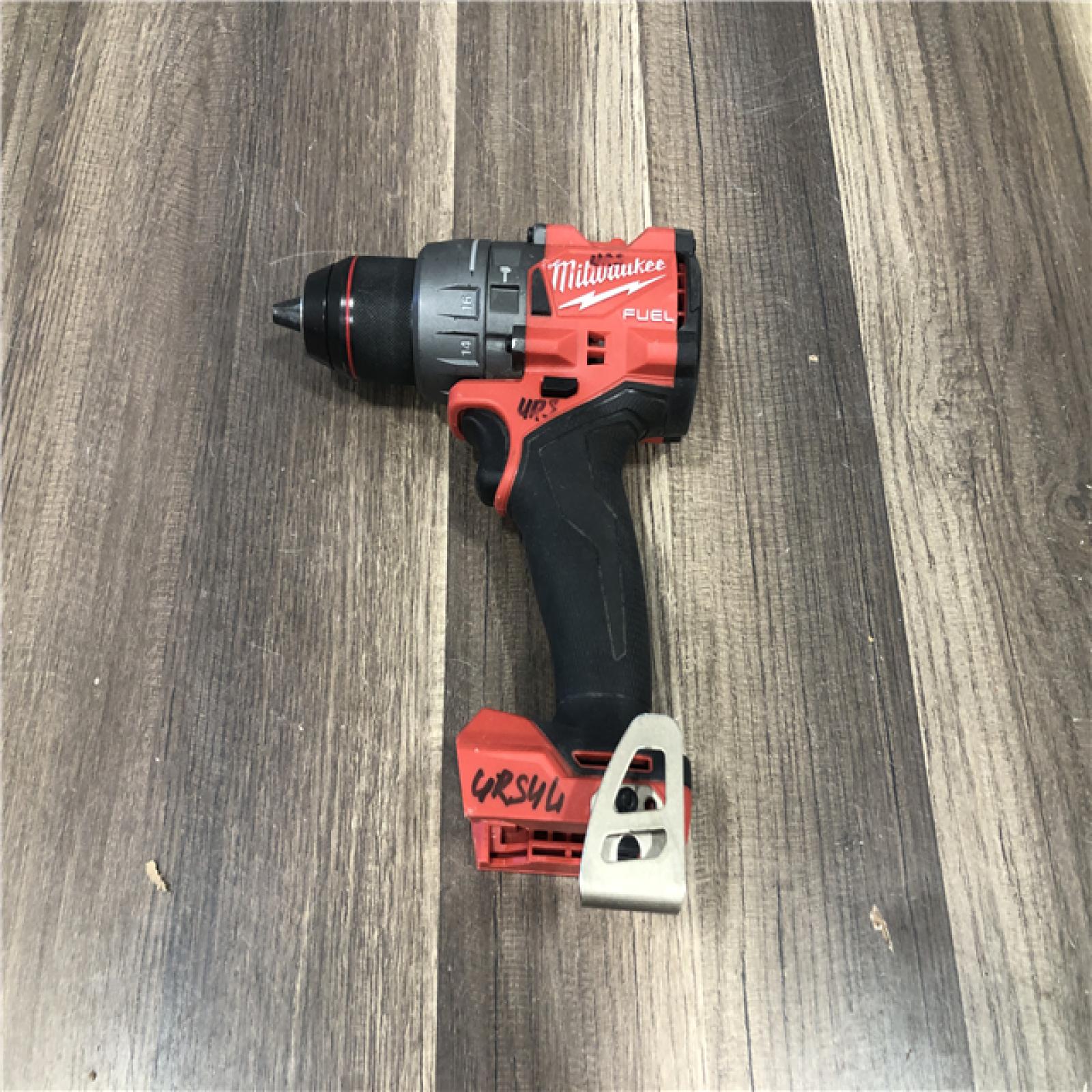 AS-IS Milwaukee FUEL 18V Lithium-Ion Brushless Cordless 1/2 in. Hammer Drill/Driver (Tool-Only)