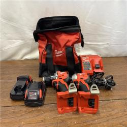 AS-IS Milwaukee M18 Compact Brushless 2-Tool Combo Kit