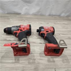 AS-IS MILWAUKEE FUEL 18V Cordless Hammer Drill and Impact Driver Combo Kit