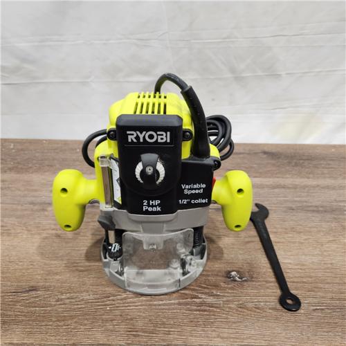 AS-IS RYOBI 10 Amp 2 HP Plunge Base Corded Router