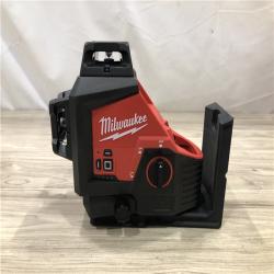 AS-IS Milwaukee 12-Volt Lithium-Ion Cordless Green 250 ft. 3-Plane Laser Level Kit
